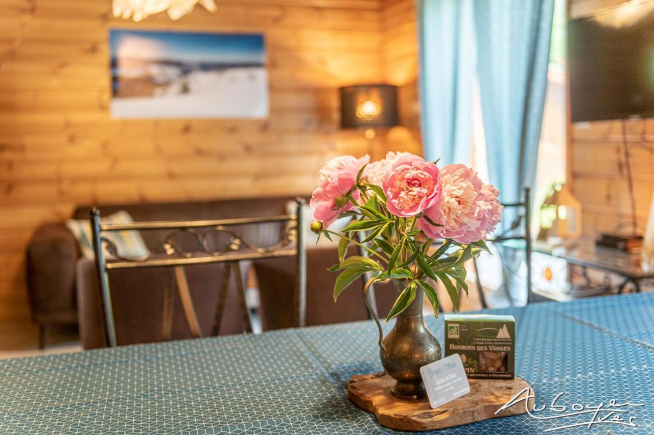 Chalet La Calougeotte, Jardin, Spa Et Sauna Prives Le Menil Экстерьер фото