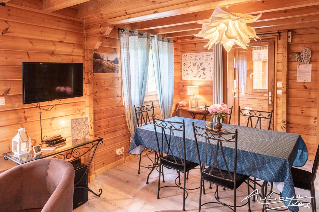 Chalet La Calougeotte, Jardin, Spa Et Sauna Prives Le Menil Экстерьер фото